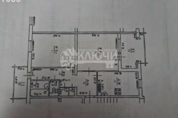 2-к квартира, 57 м², 1/9 эт.